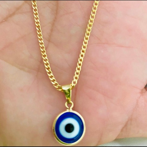 Evil Eye Charm Necklace - Picture 8 of 8